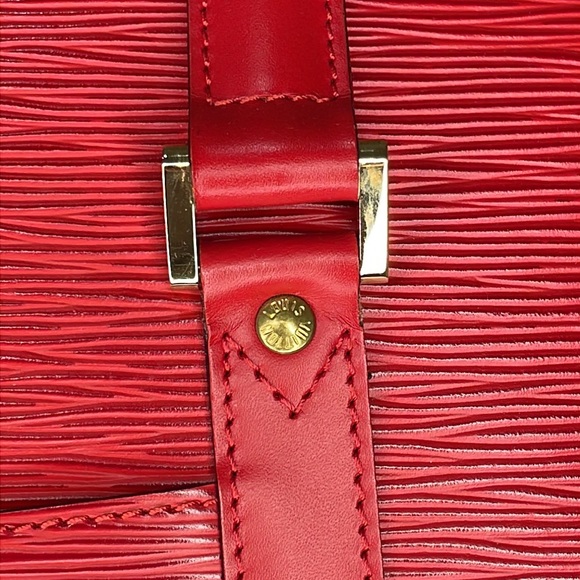 (MT68) Authentic Louis Vuitton 45 Epi Solferino w/Soufflot Pochette - Picture 9 of 16